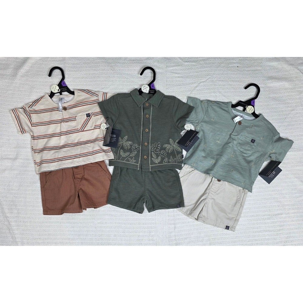 Modern Moments Bundle  2-Piece Sets 12M  NEW WT 6 pieces total